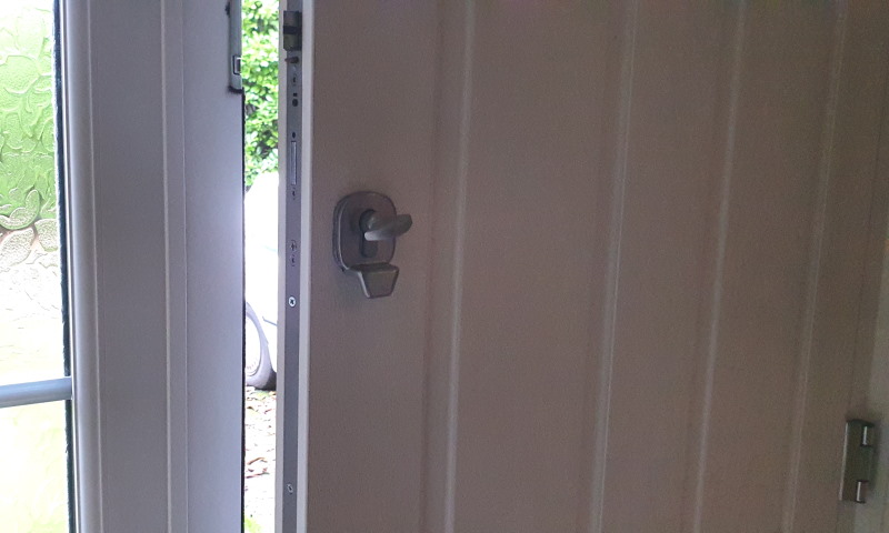 New multi point door lock fitted to a composite door by our Middlesbrough locksmith